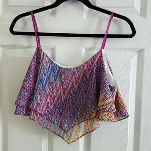 Multicolor crop top